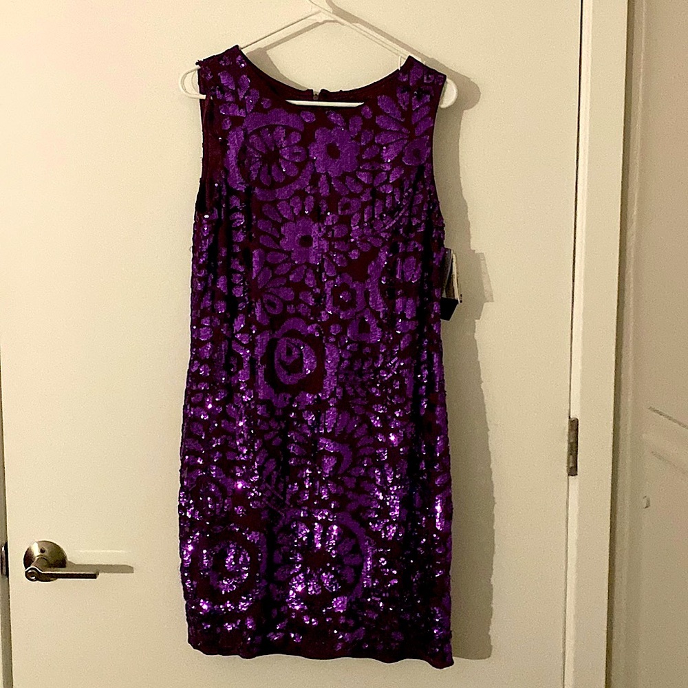 Aidan Mattox Sequins Dress